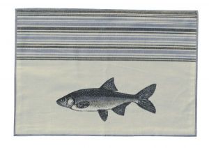 Platzset - Fisch, Baumwolle, 48x33cm