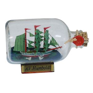 Flaschenschiff - Alexander von Humboldt, L: 9cm