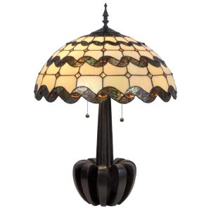 Tischlampe Tiffany-Stil ca. 72 x Ø 51 cm