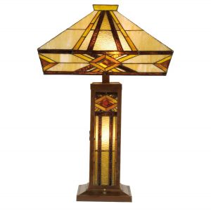 Tischlampe im Tiffany Stil 42x71cm