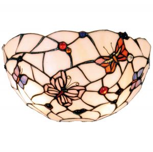 Wandlampe Schmetterlinge Tiffany ca. Ø 30 cm