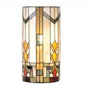 Wandlampe im Tiffany-Stil 35x18cm Cherokee