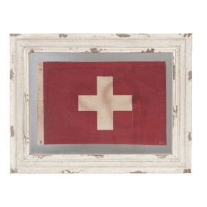 Bild Kreuz auf rotem Hintergrund ca. 48 x 37 cm
