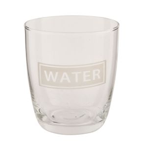 Trinkglas Wasserglas Glas Water transparent ca. Ø 8 x 9 cm