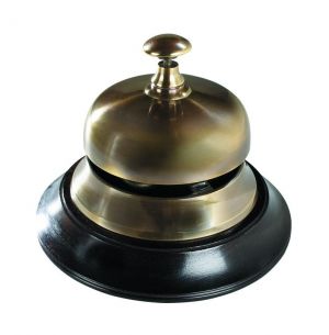 Rezeptions-Klingel - Sailors Desk Inn Bell, Bronze