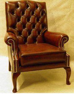  Chesterfield Ohrensessel "Bedford No Wing Chair"