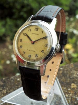 Herren Paul Buhr Armbanduhr von Garrard aus den 1940er Jahren