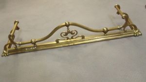 Art Nouveau brass fender, Kotflügel aus Messing, Jugendstil antik ca. 1900
