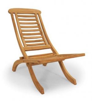 Gartenstuhl Lazy Chair aus Teakholz