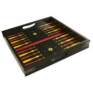 Servier-Tablett Backgammon Tray