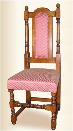 Regal Chair with Upholstered Back