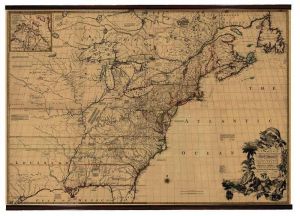 Karte - Nord Amerika 1755