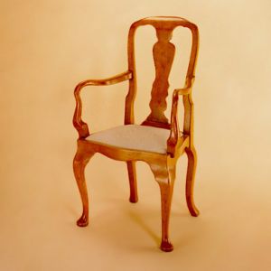 Queen Ann Style Chair - Arm
