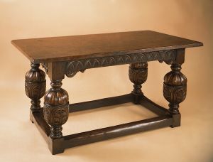 Joined Dinning Table - Carved