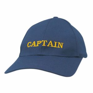 Cap - CAPTAIN, Baumwolle, bestickt