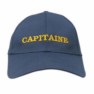 Cap - CAPITAINE, Baumwolle, bestickt