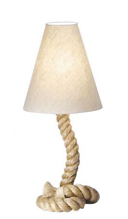 Taulampe mit Schirm, elektrisch 230V, E27, 60W, H: 70cm, Ø: 30cm