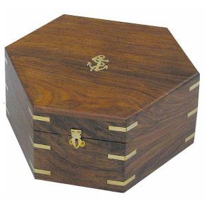 Holzbox für Sextant 8201N oder 8201S, 25x22x11cm