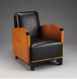 Art Deco Lounge Chair in Special Finish Sofort Lieferbar