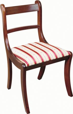 Englischer "Sabre Leg" Stuhl in Mahagoni