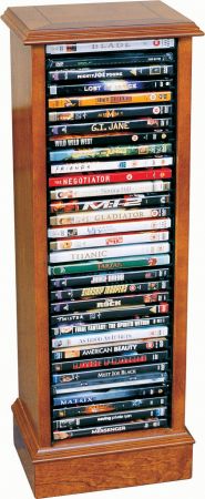 DVD Ständer in Mahagoni
