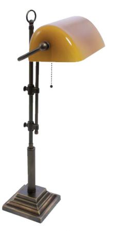Bankerslampe Gelb 61-72cm