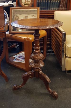 "Inlaid Round Table Arie" - Kleiner Tisch Sofort Lieferbar