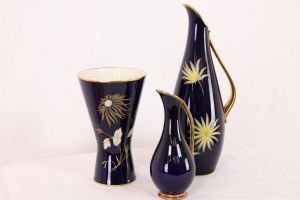 Schönes dreiteiliges Vasen Set aus Keramik