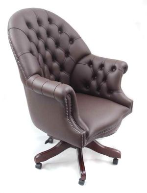 Chesterfield Board chair Plain Seat Swivel  Drehstuhl