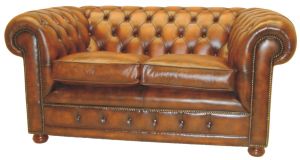 "Marquess" 2-Sitzer Original englisches Chesterfield Sofa