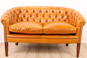 "Victorian Club" 2-Sitzer Original englisches Chesterfield Sofa