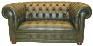 "Exeter" 2-Sitzer Original englisches Chesterfield Sofa