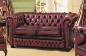 Chesterfield Sofa "Nathan" 2-Sitzer
