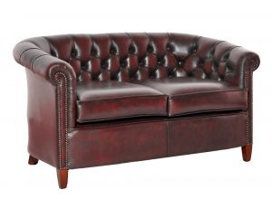 "Diana" 2-Sitzer Original englisches Chesterfield Sofa