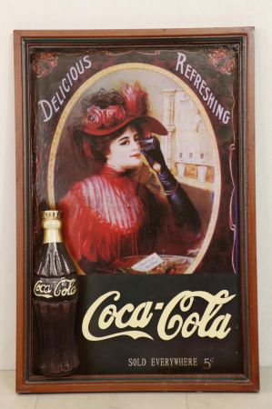 Vintage Werbeschild für Softdrinks