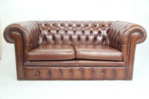 Chesterfield Sofa 2 seater vintage gut erhalten 