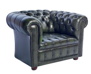 "London Classic Buttonseat" Chesterfield Sessel