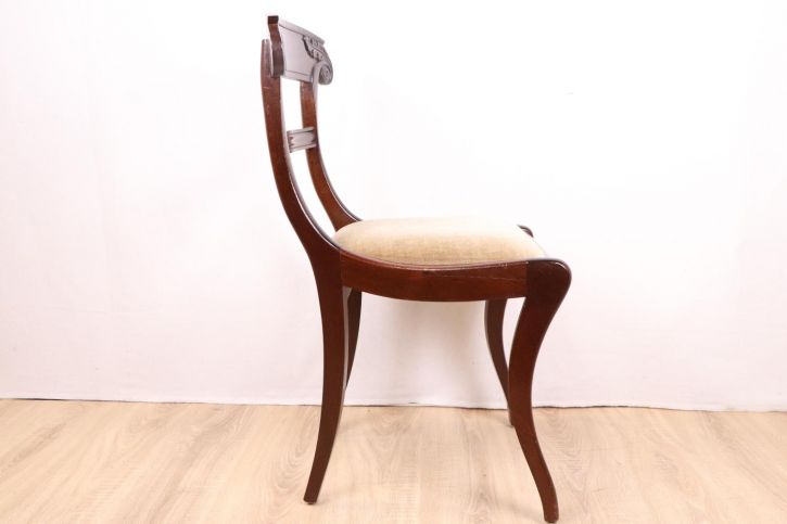 6er Set antike Esszimmerstühle, Mahagoni, Regency Style, 19. Jahrhundert