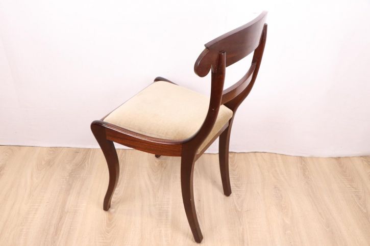 6er Set antike Esszimmerstühle, Mahagoni, Regency Style, 19. Jahrhundert