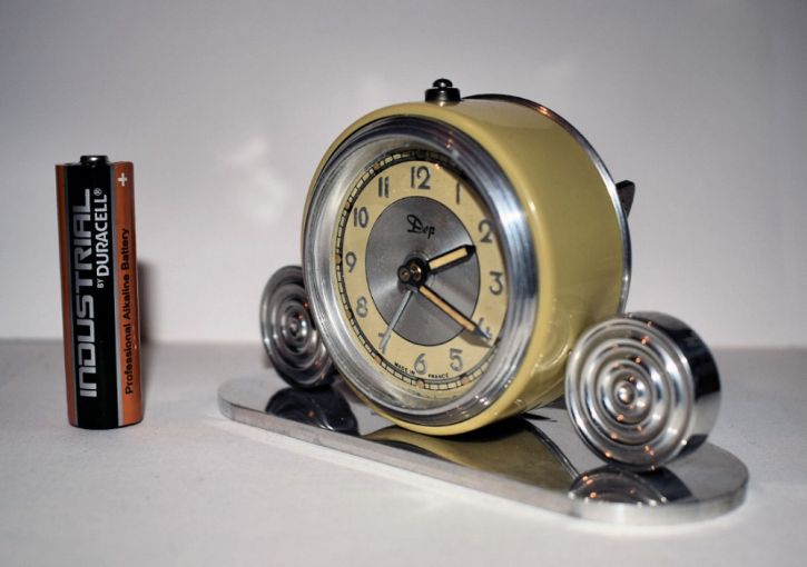 Französische Art Deco Uhr Wecker antik ca 1930