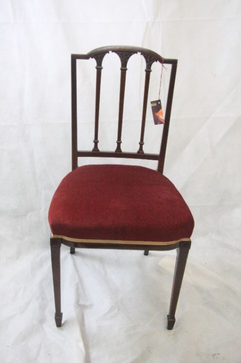 Single chair Mahagoni Stuhl Edwardian 1890