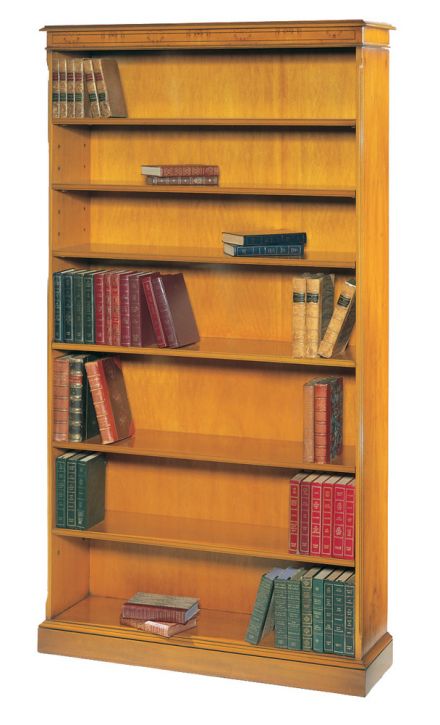 Grosses Open Bookcase Bucherregal In Eibe Auch In Mahagoni Erhaltlich