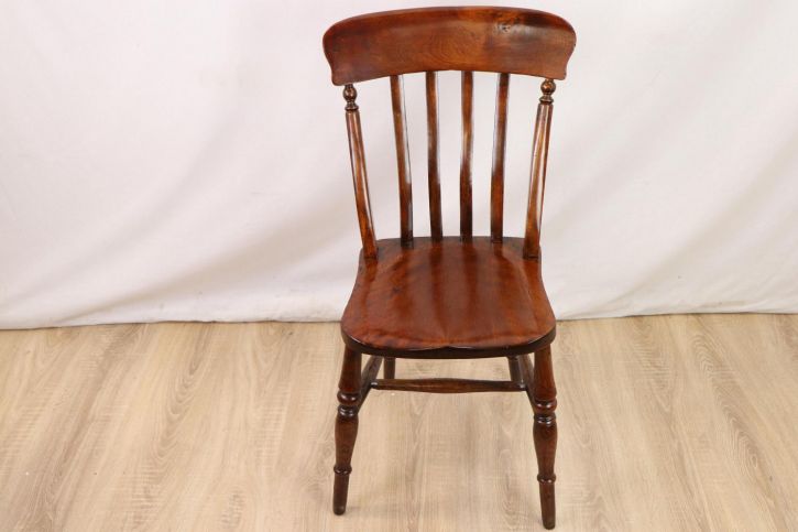 6er Set rustikale Windsor Stühle aus Massivholz, Landhausstil