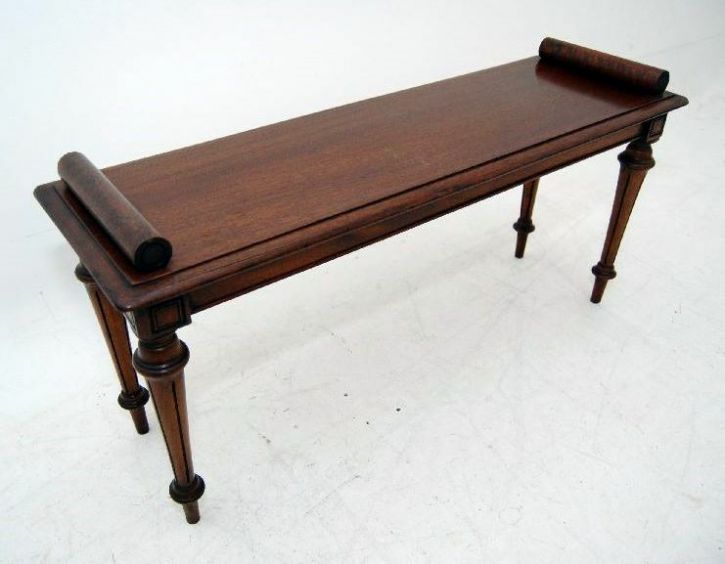 Antike Mahagoni Bank "Victoria"