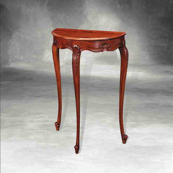 "Table 1/2 Round Louis XV" - Kleiner Tisch