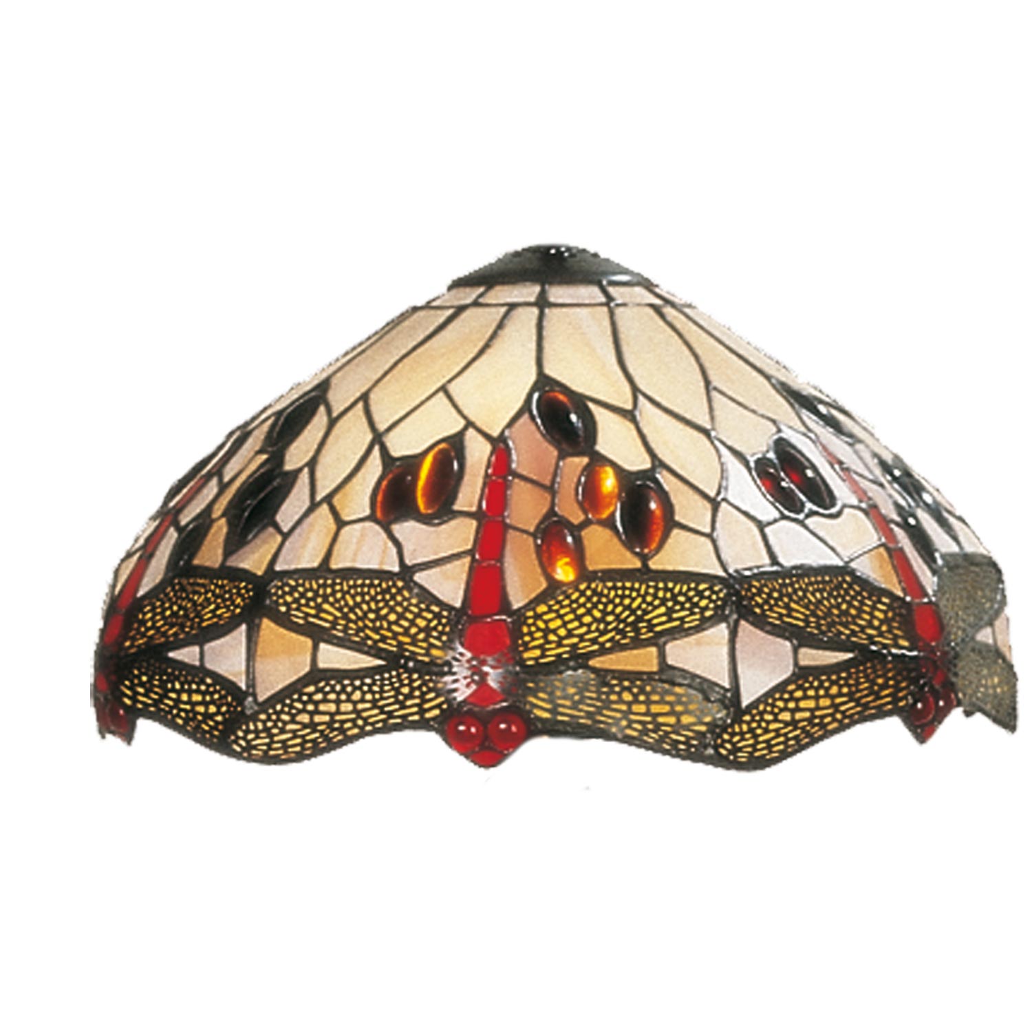 Lampenschirm Tiffany-Stil ca. Ø 30cm Libellen