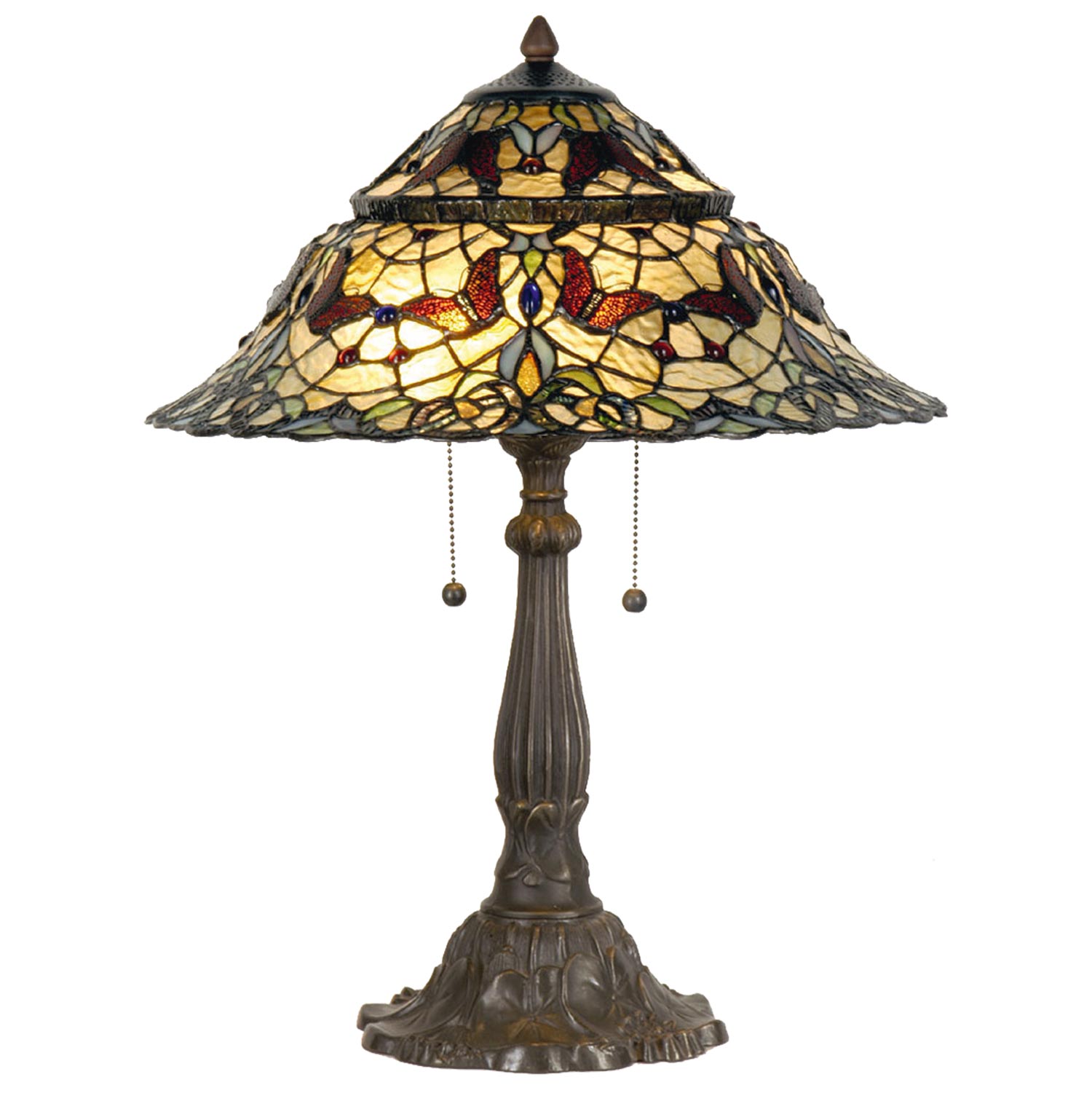 Tischlampe im Tiffany Stil 46x65cm