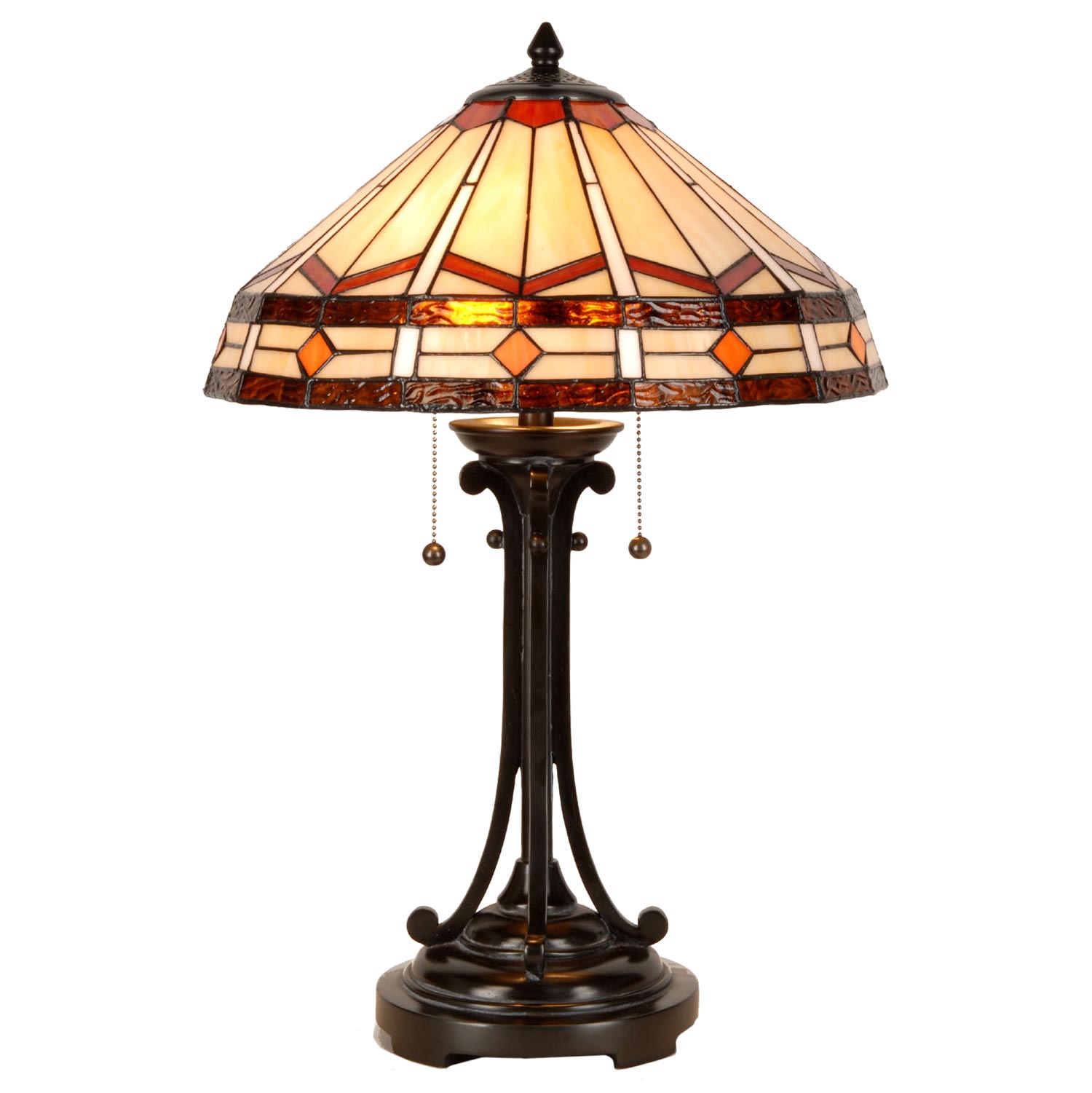 Tischlampe im Tiffany Stil 41x60cm