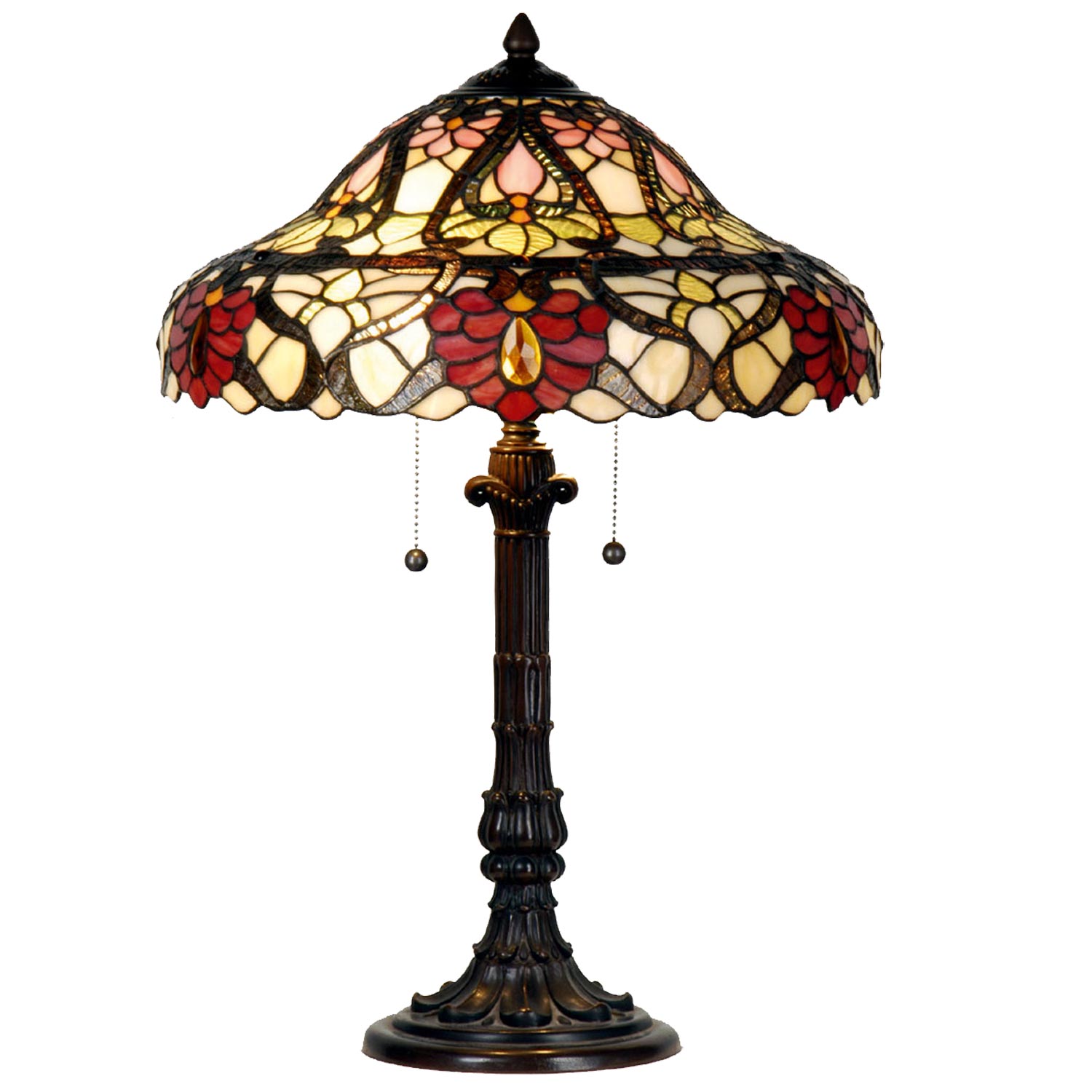 Tischlampe im Tiffany Stil 42x57cm