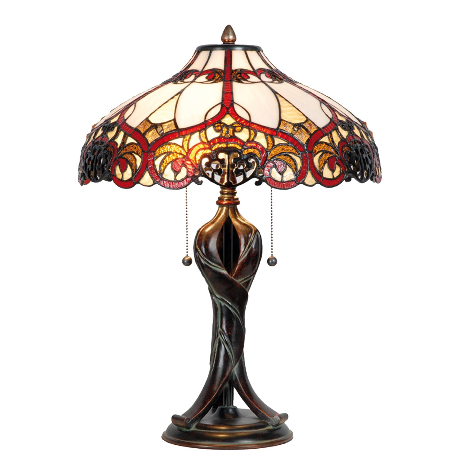 Tischlampe im Tiffany Stil 41x56cm